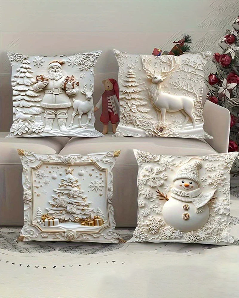 Elegant Christmas Decorative Pillowcases