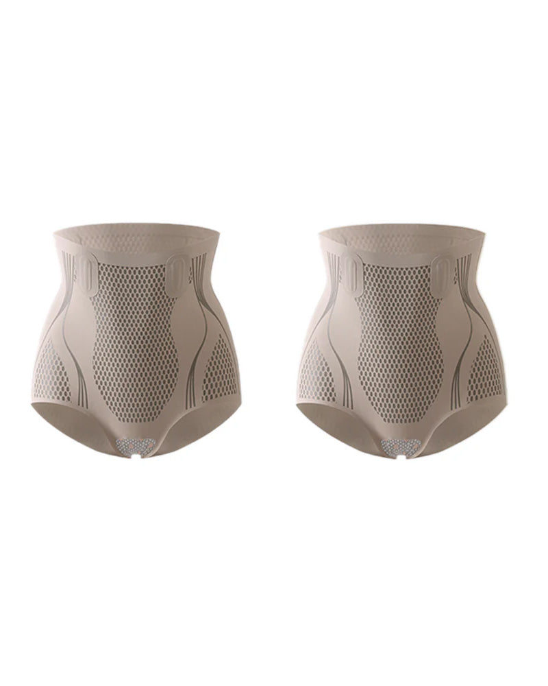 Fat Burning Lce Silk Lonic Fiber Shaping Shorts