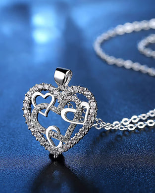 Interlocking Hearts Necklace