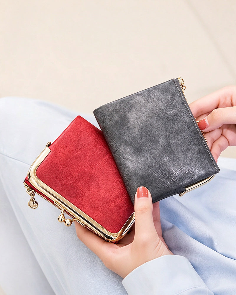Mini Fashion Ladies Square Short Wallet