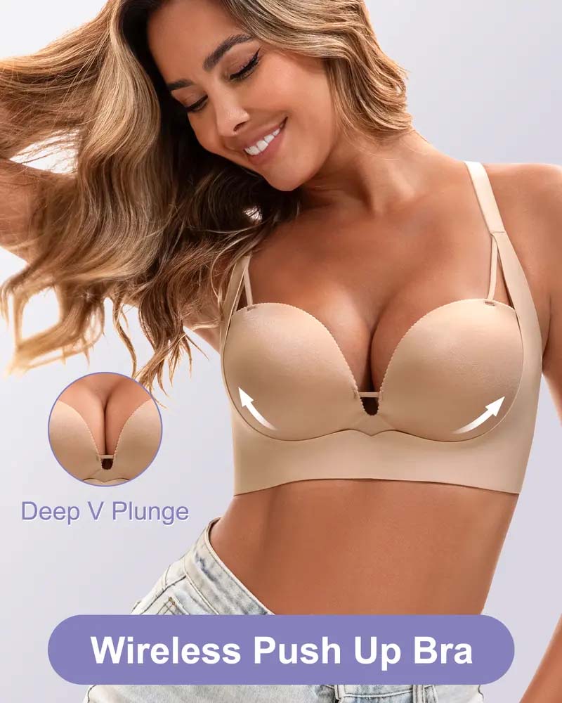 Push Up Bras for Women Wireless