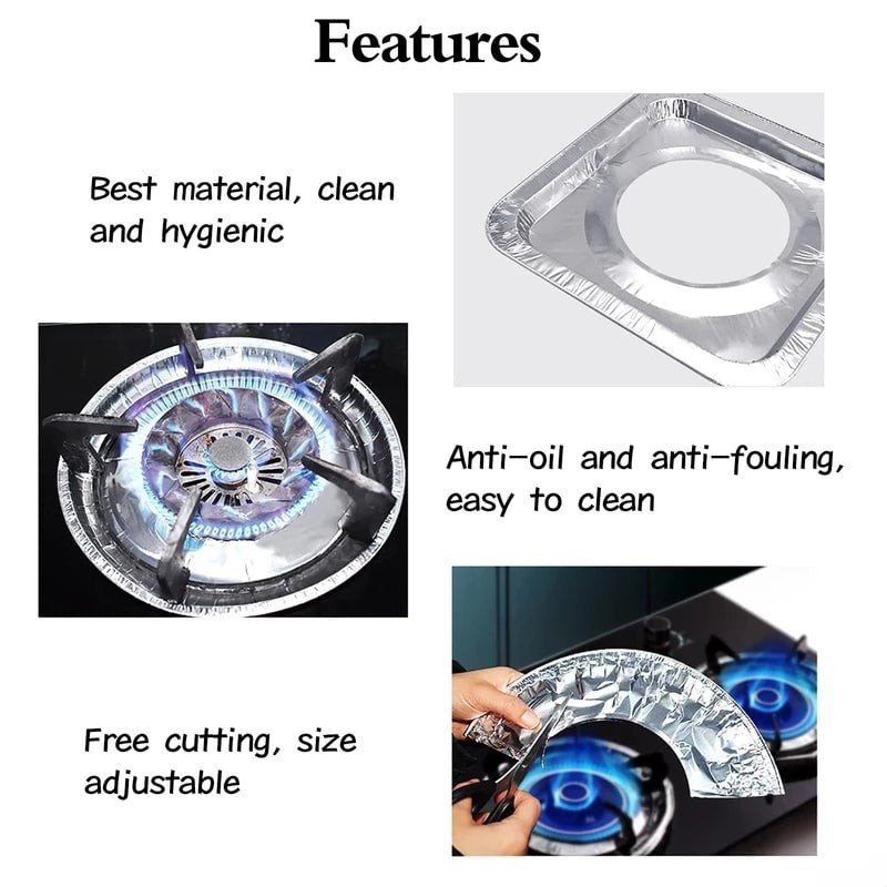 Gas Stove Aluminum Foil Pad