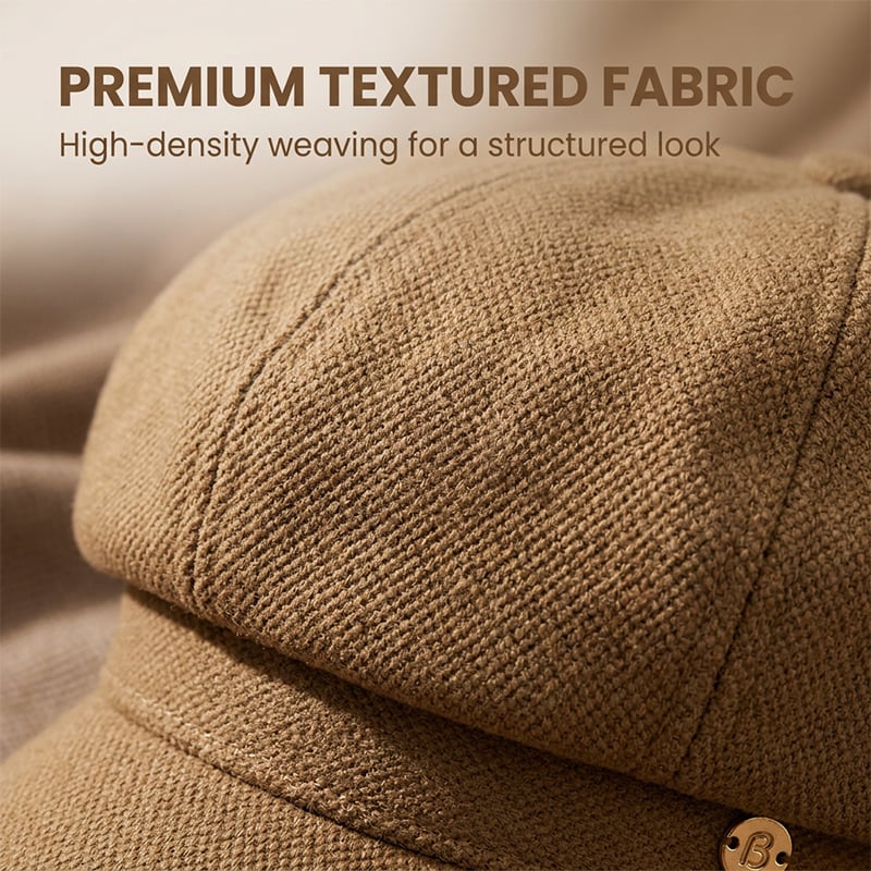 British-Style Newsboy Cap