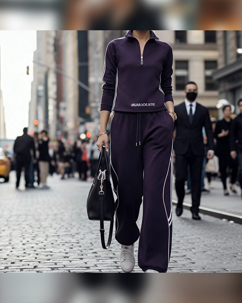 Casual Sports Figure-Flattering Two-Piece Sets