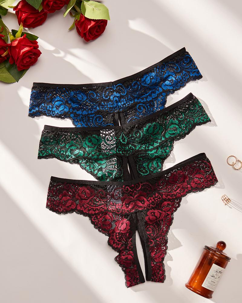 Women's Soft Comfy Breathable Lace Panty For All Seasons
