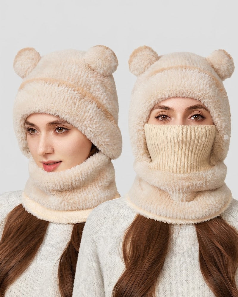 Cozy Bear Ear Beanie