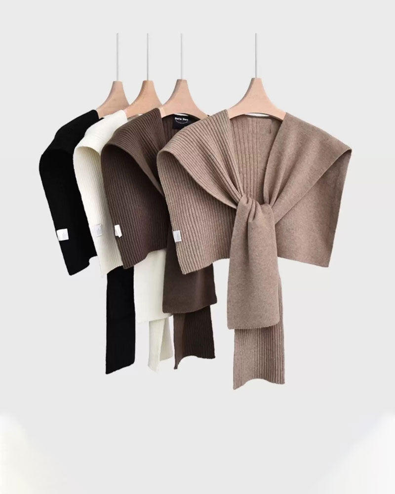 Casual Versatile Solid Color Shawl Scarf For Women
