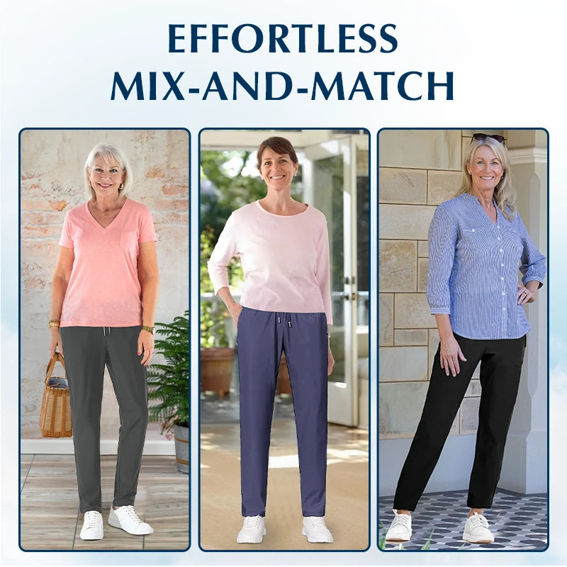 Women's Ultra Stretch Ice Silk Comfort Casual Pants