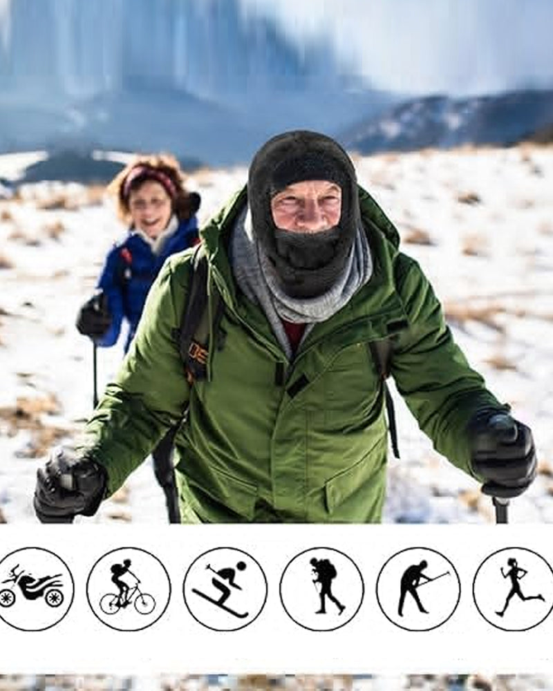 Sherpa hood ski mask