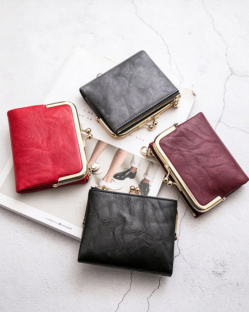 Mini Fashion Ladies Square Short Wallet