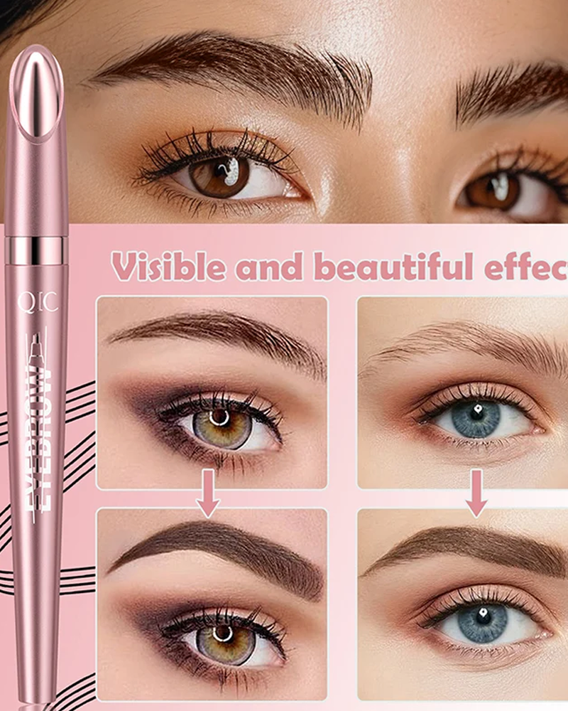 Four-claw liquid eyebrow pencil