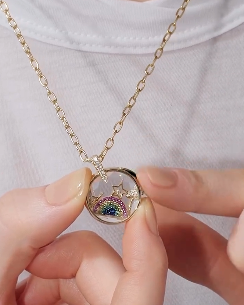 Personalized Photo Box Pendant And Necklace