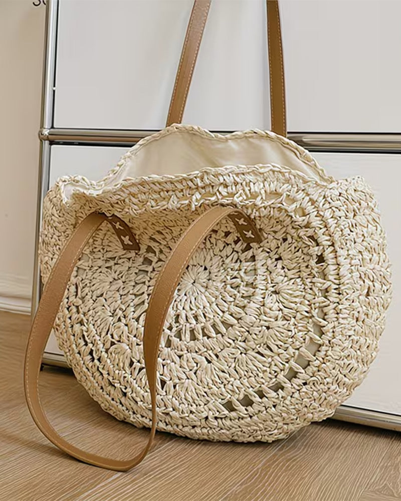 Handwoven Straw Bag