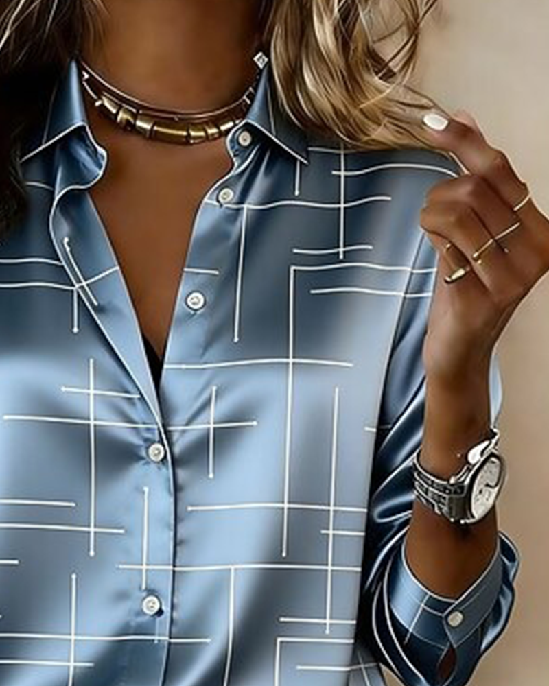 Line Long Sleeve Shirt