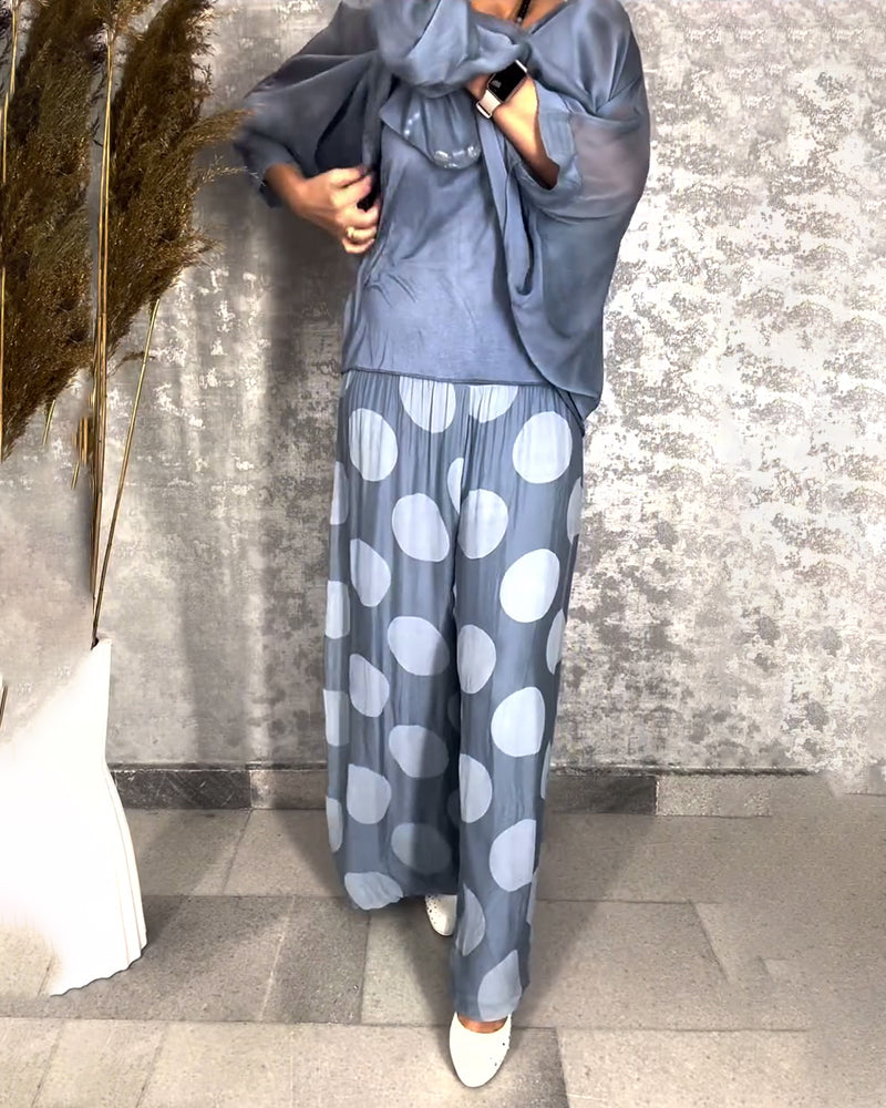 Temperament Casual Style Two-Piece Set