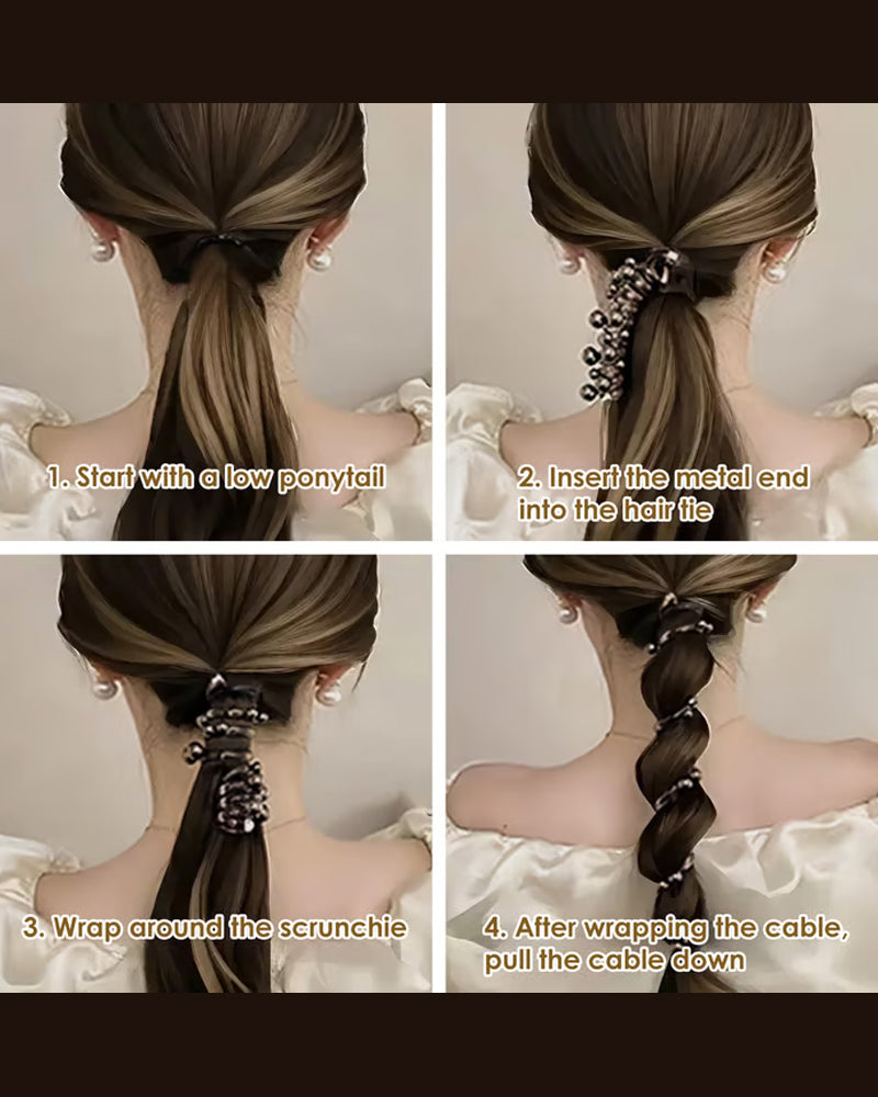 No Damage Soft Elastic Spiral Hair Ties