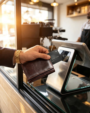 Men's Genuine Oil-Wax Cowhide RFID Wallet