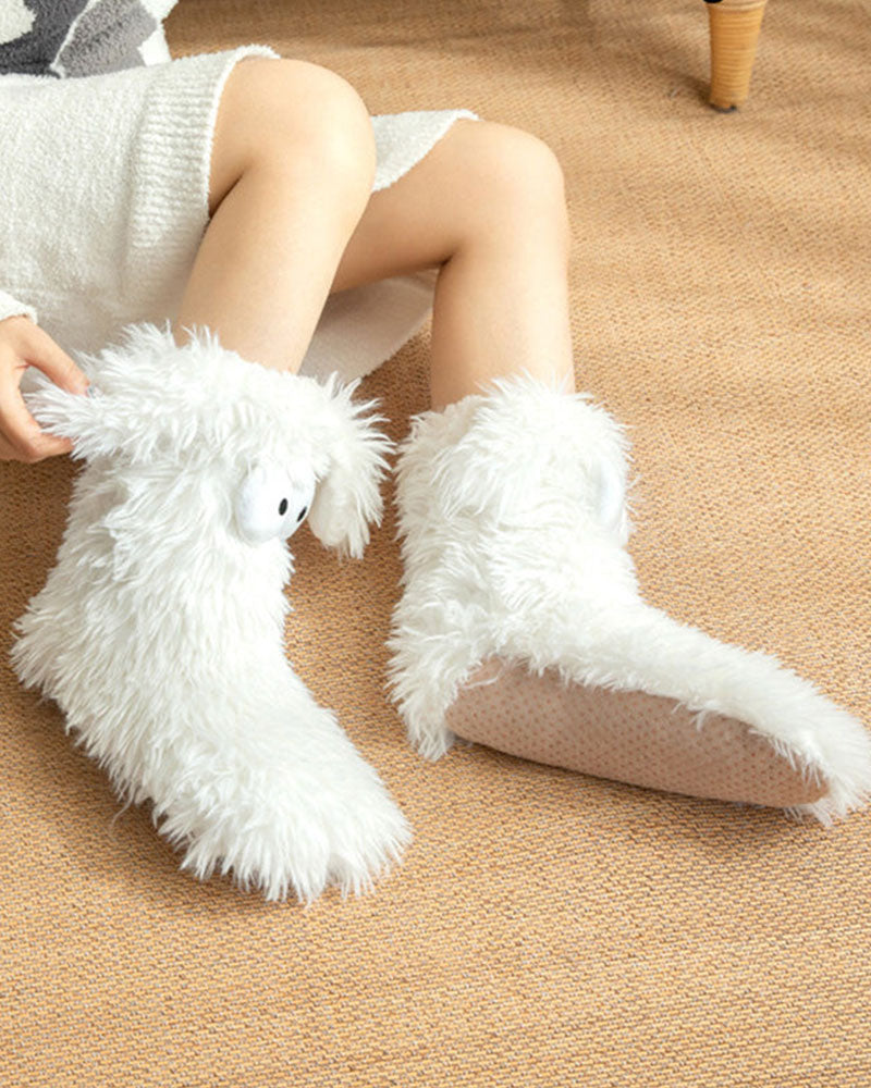 Winter Sherpa Floor Socks