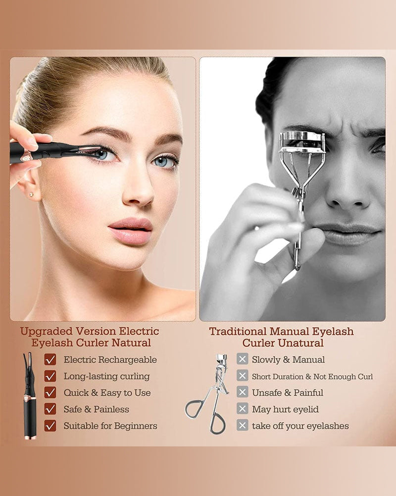 🔥Electric Eyelash Curler for Instant Glam✨ Blink & Dazzle! 👁️