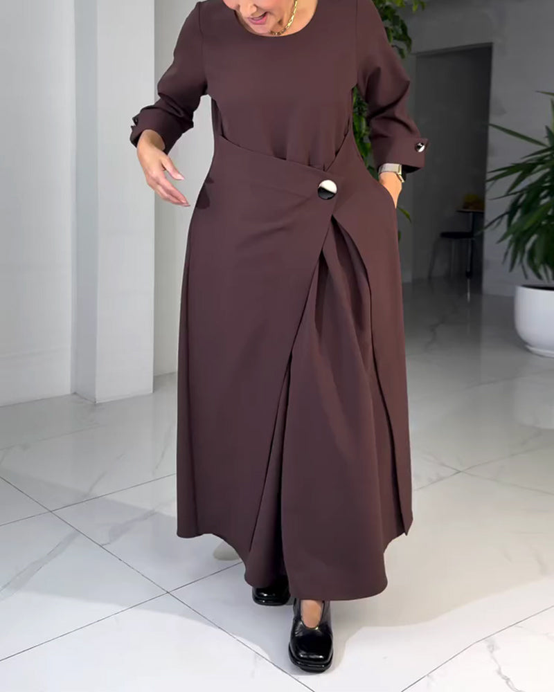 A-Line Fashionable Design Dress