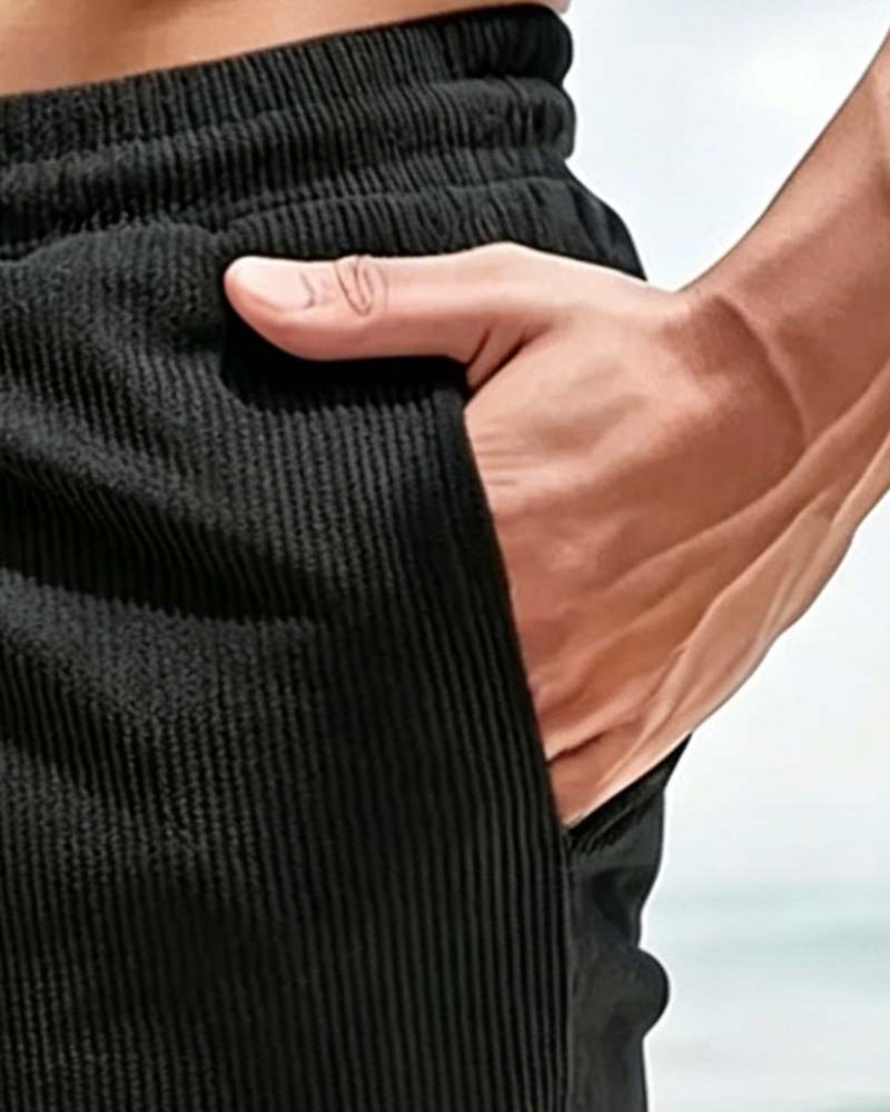 Men's Corduroy Daily Casual Shorts