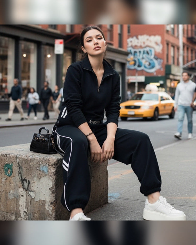 Casual Sports Figure-Flattering Two-Piece Sets