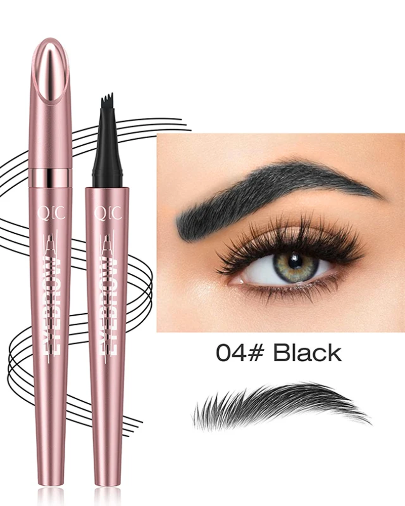 Four-claw liquid eyebrow pencil