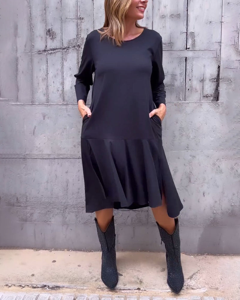Loose Pocket Dress