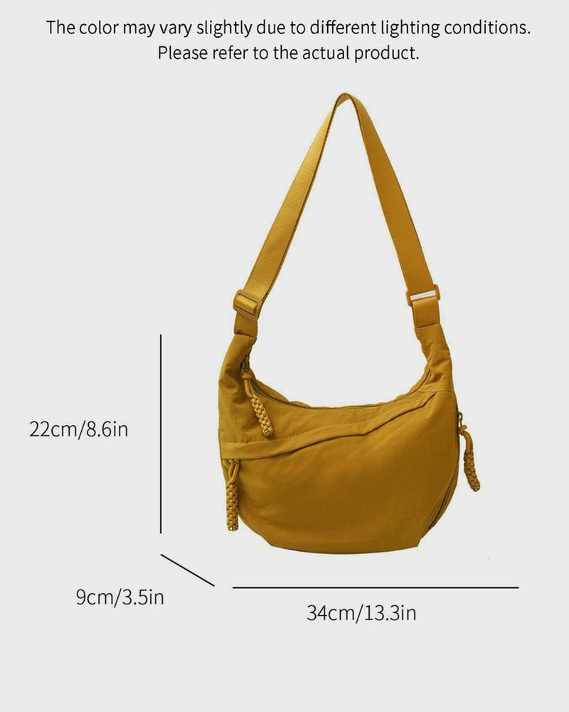 Nylon Dumpling Crossbody Bag