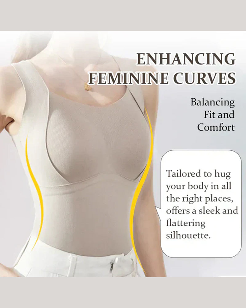 Women's Thermal Tank Tops With Built-in Bra