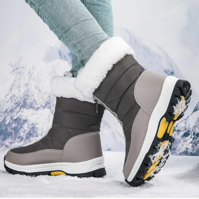 Women’s Non-Slip Warm Zipper Snow Boots