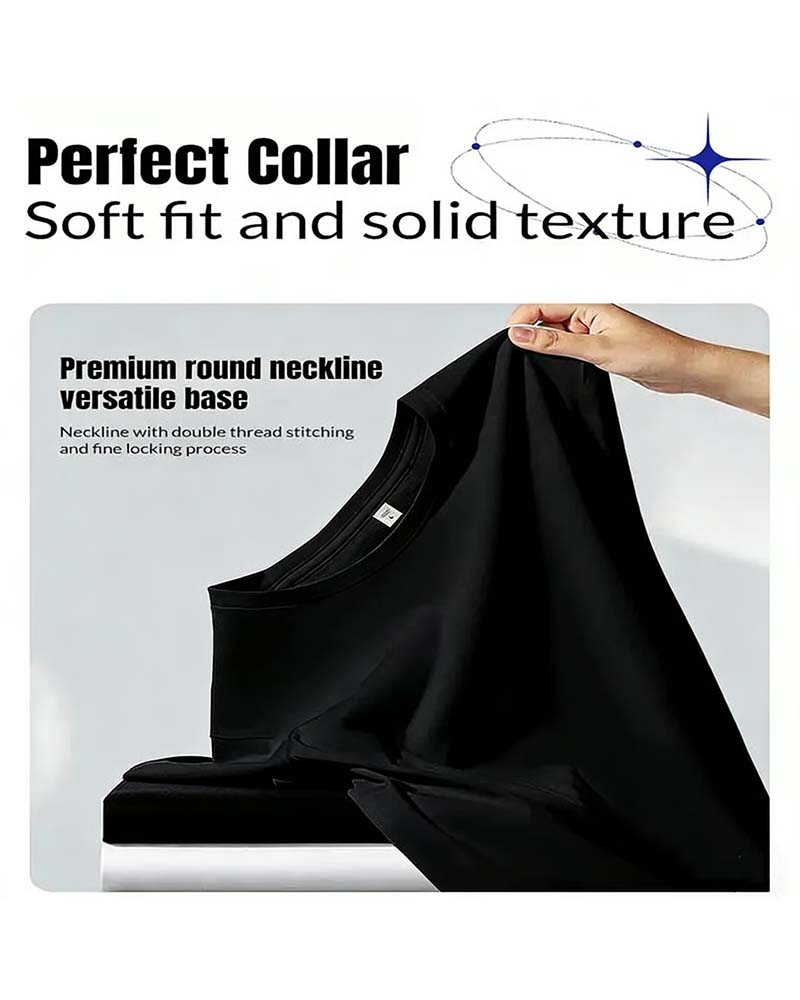 Men's Crew Neck Letter T-Shirt
