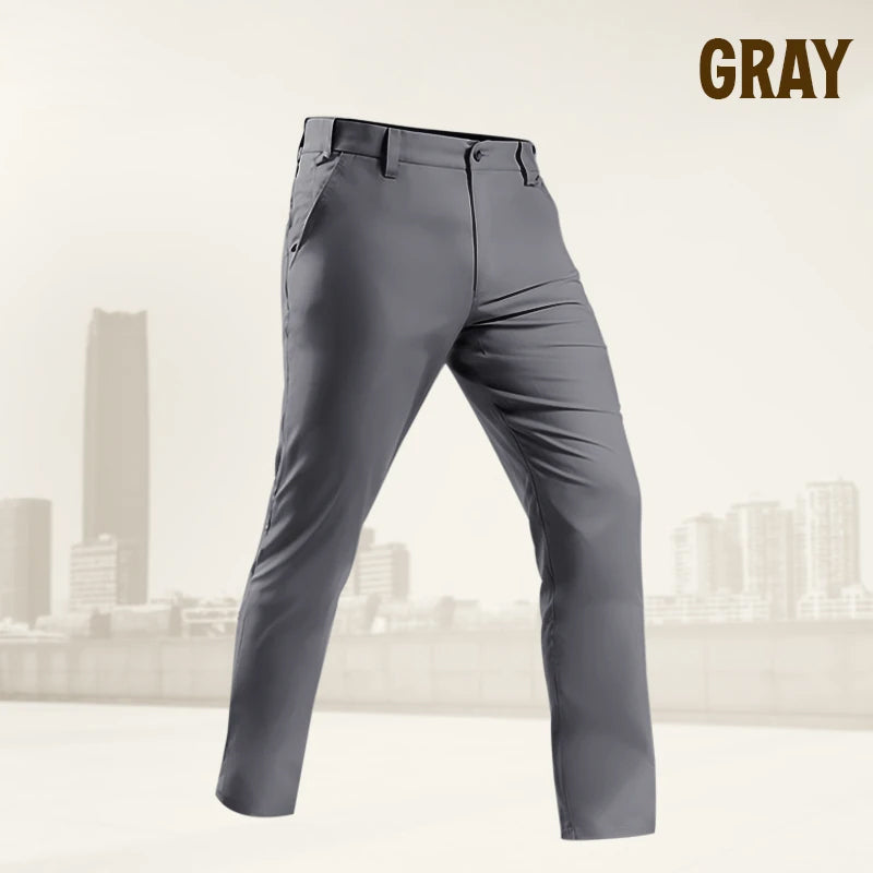 Men's Active Khaki Pants With Expandable Waistband