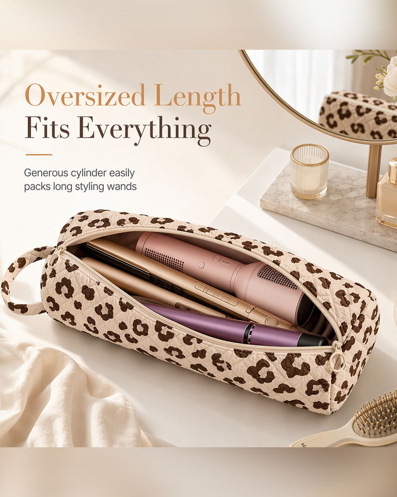 Portable Quilted Travel Storage Bag