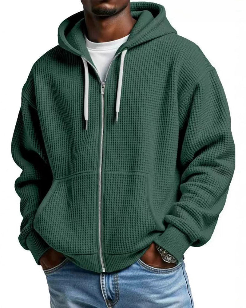 Fashion Long Sleeve Hooded Coat