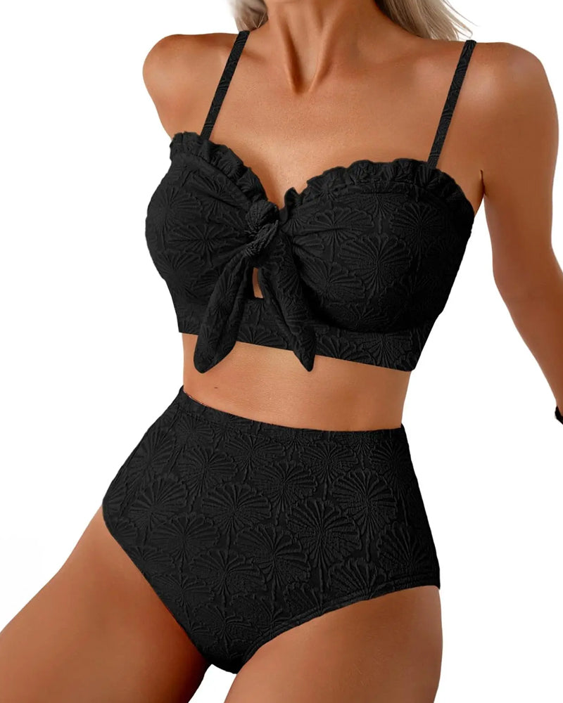 Special Fabric Strappy Bikini