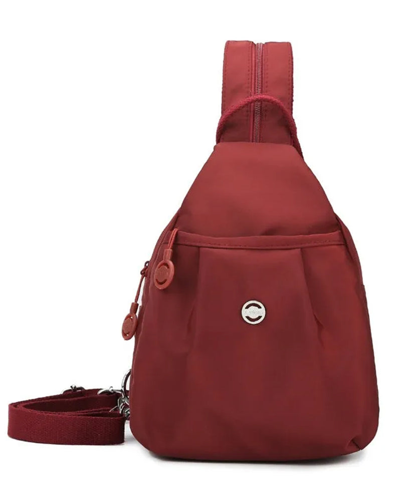 Multi-Pocket Convertible Backpack & Crossbody Bag