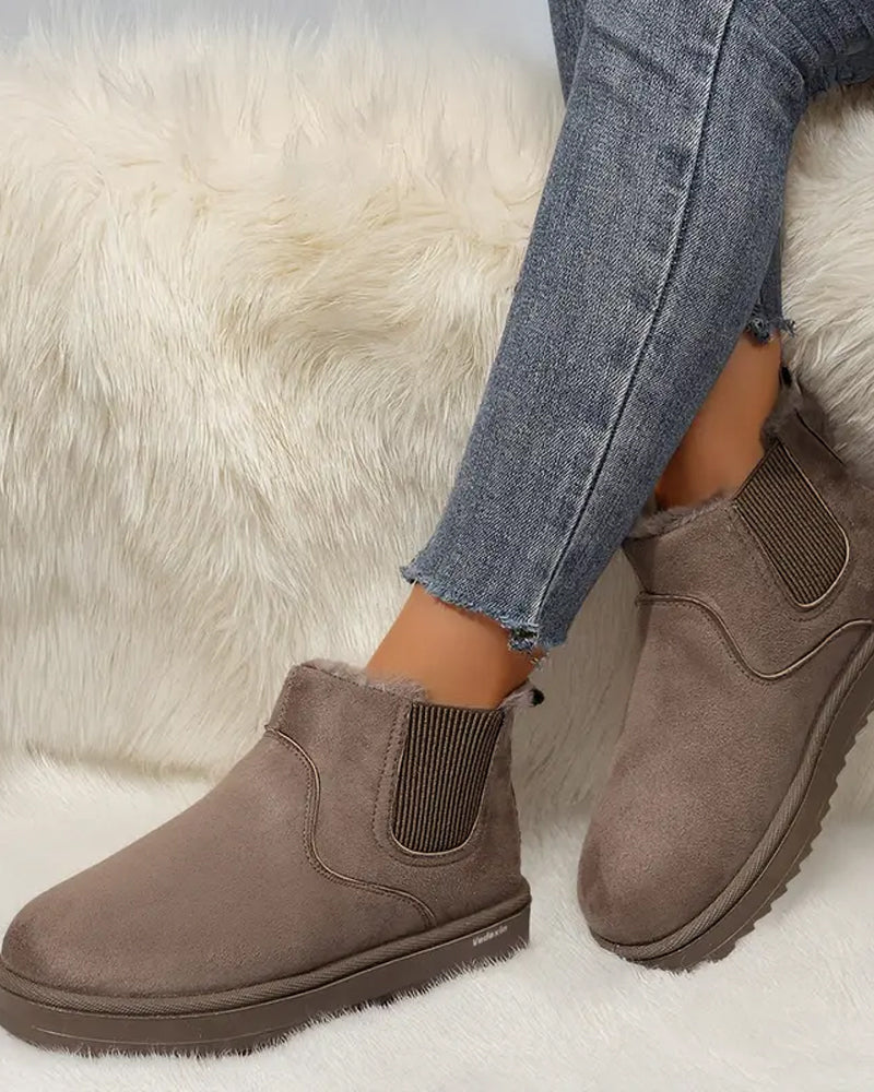 Women's Thick Soled Winter Snow Boots