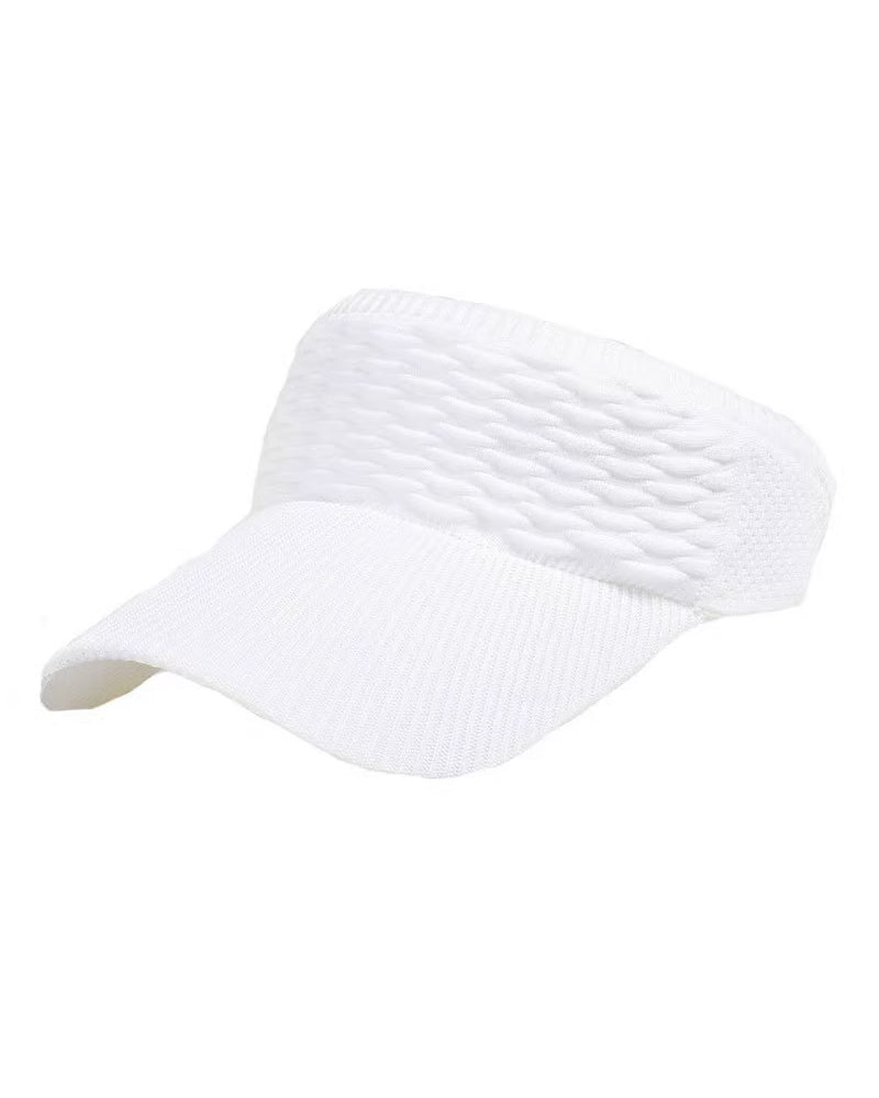 Women's High Ponytail Sun Visor Hats