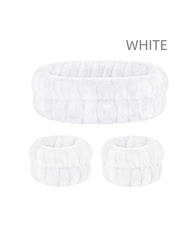 Three-Piece Face Wash Headband Set