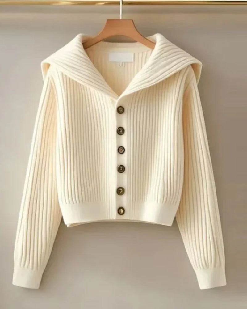 Solid Color Elegant Two-Piece Set