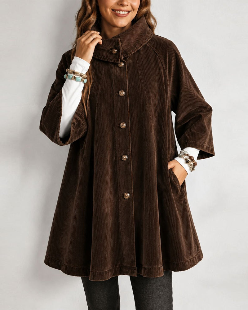 Buckle Mid-Length Pocket Coat