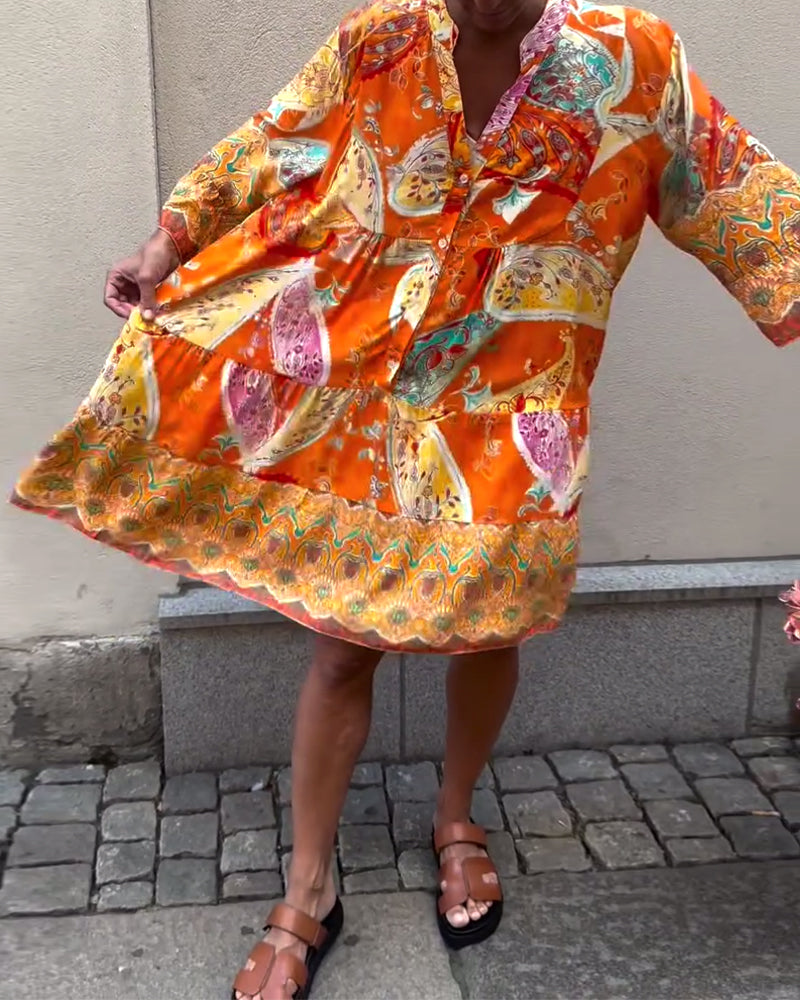 Bohemian Fashion Print Dress