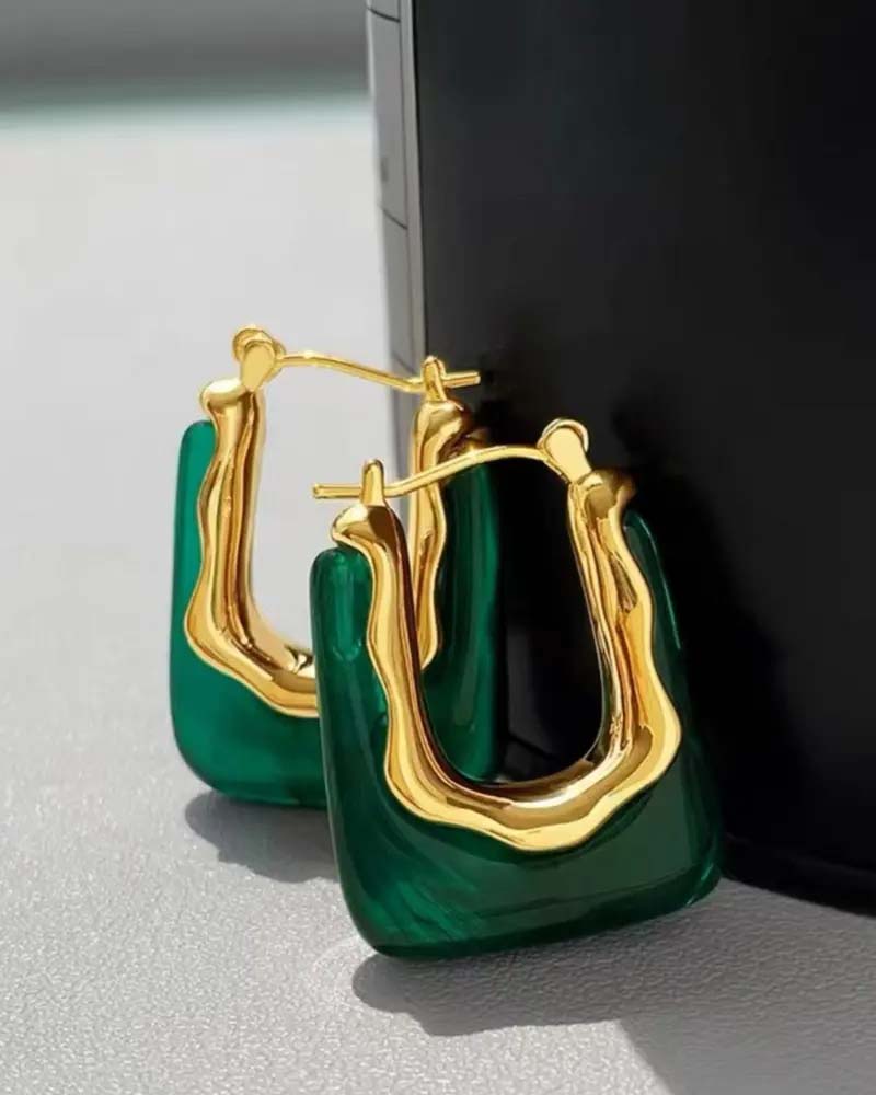 Vintage U-Shaped Earrings