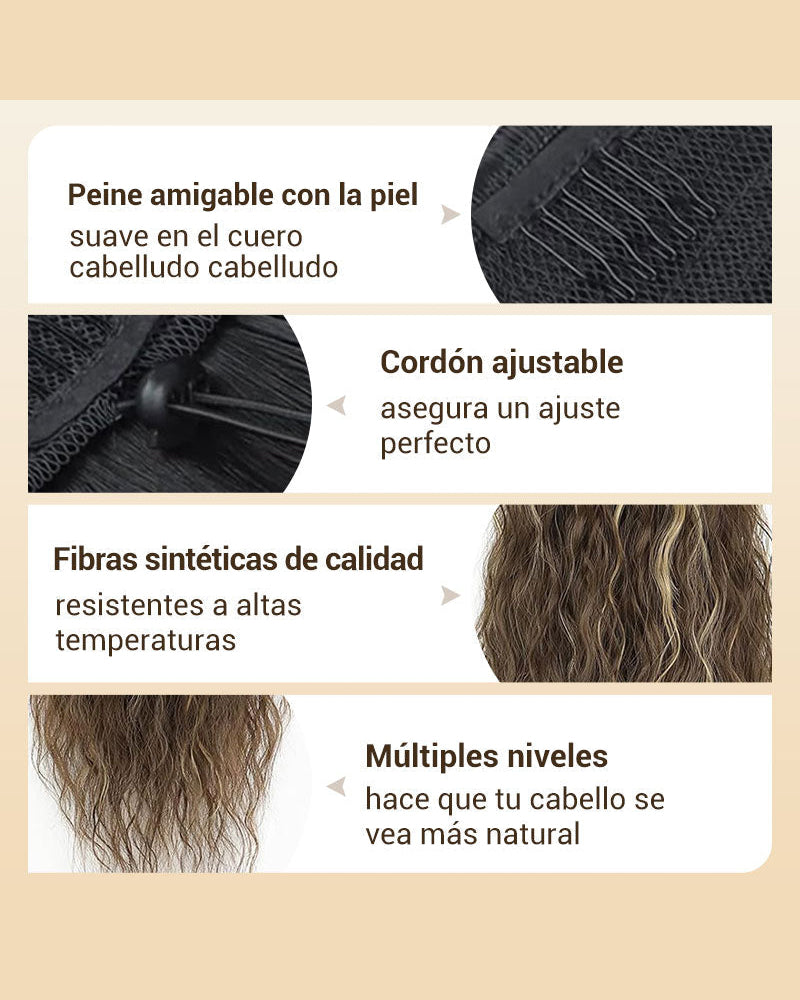 Long Voluminous And Curly Hair Extension