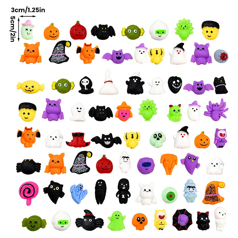 Halloween Squishies Stress Relief Toy Set