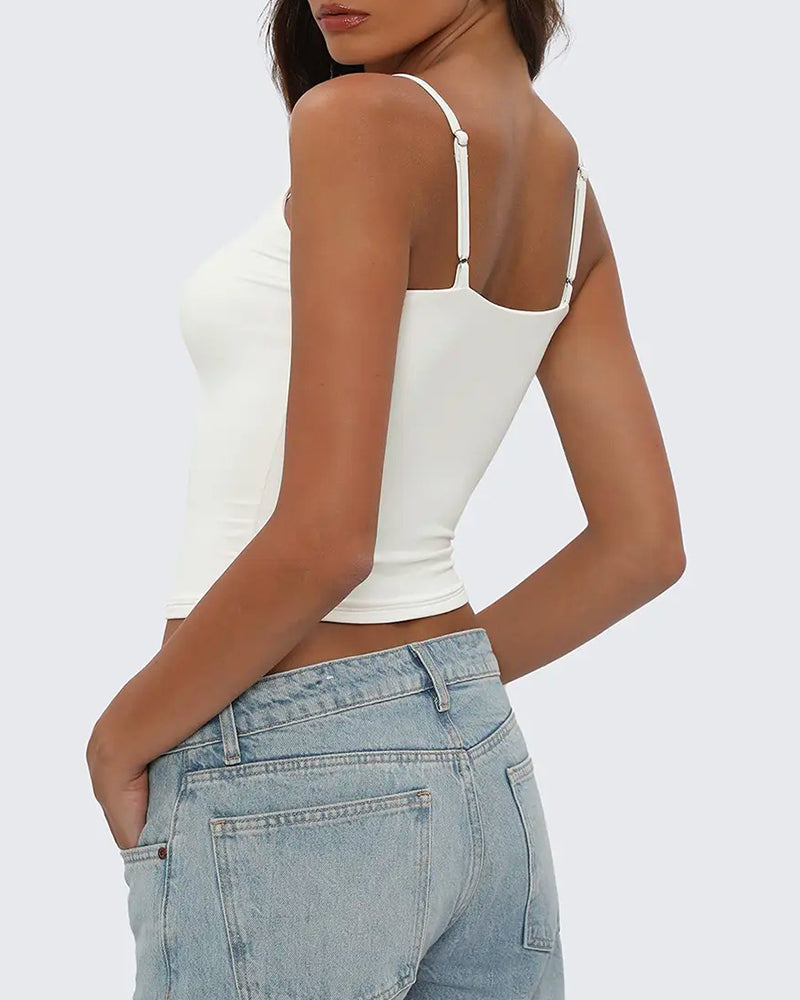 Solid Casual Cami Top