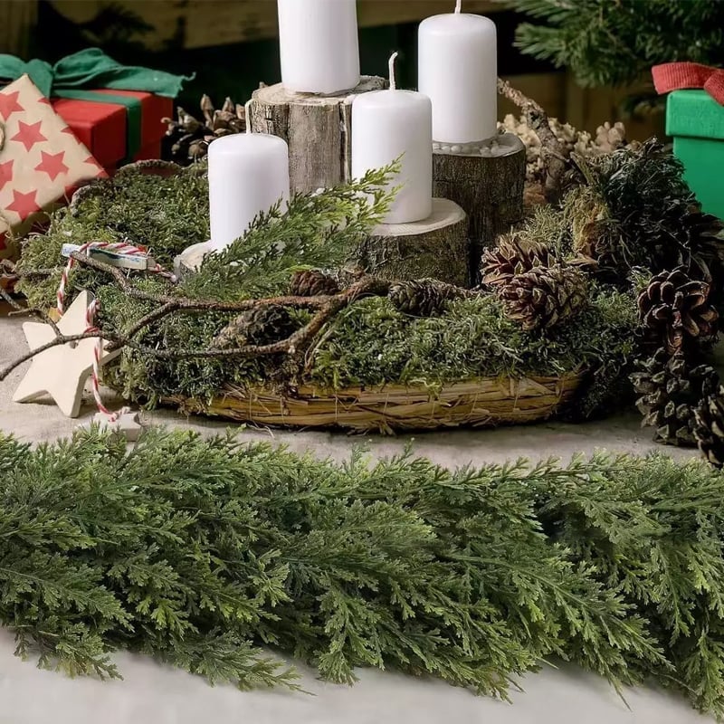 Artificial Plant Christmas Rattan