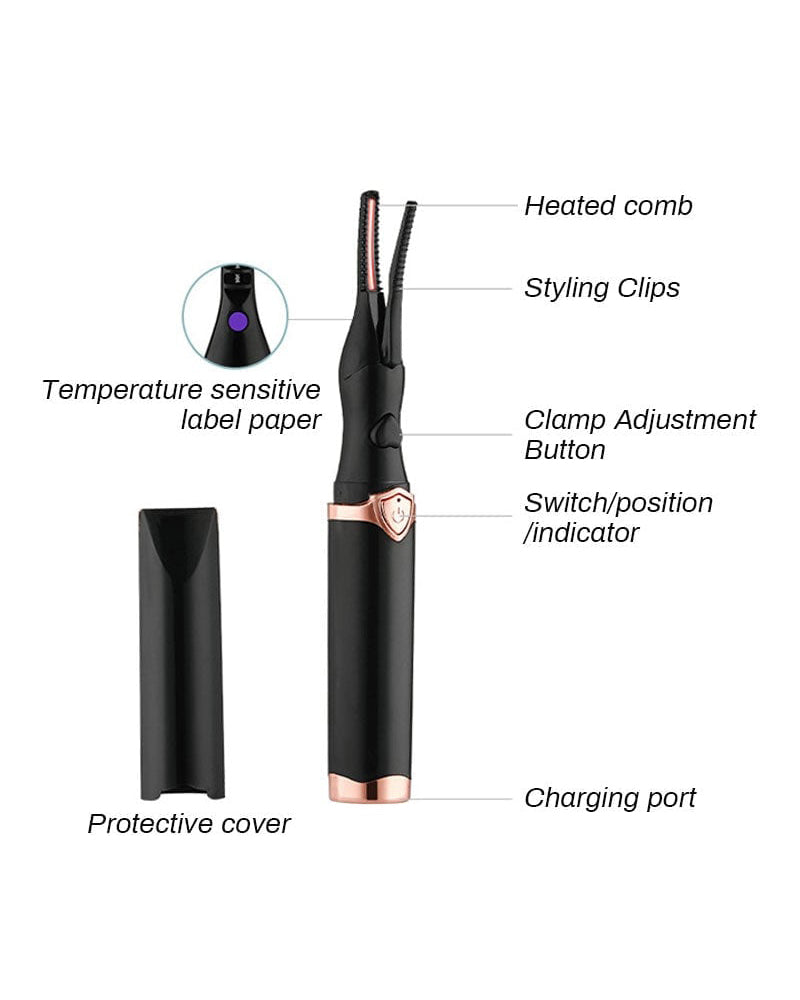 🔥Electric Eyelash Curler for Instant Glam✨ Blink & Dazzle! 👁️