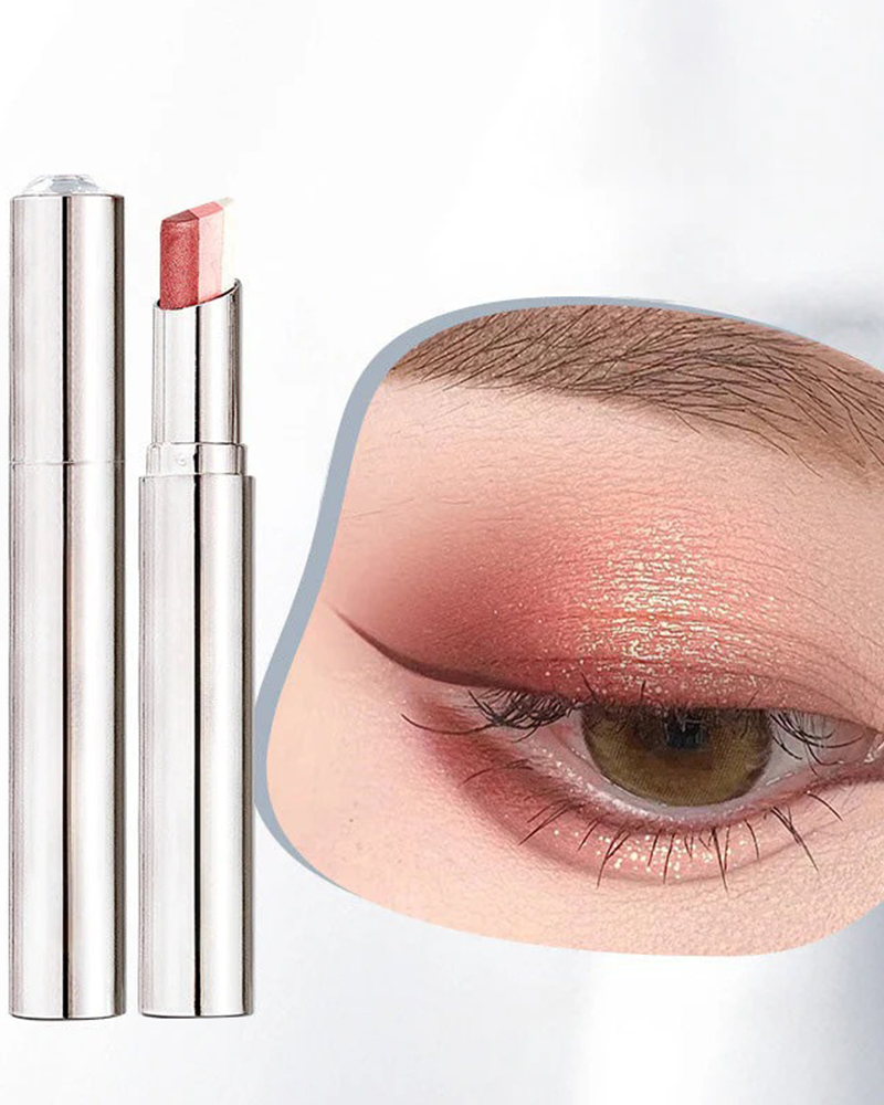 Waterproof Glitter Eyeshadow Pencil With Color Gradient